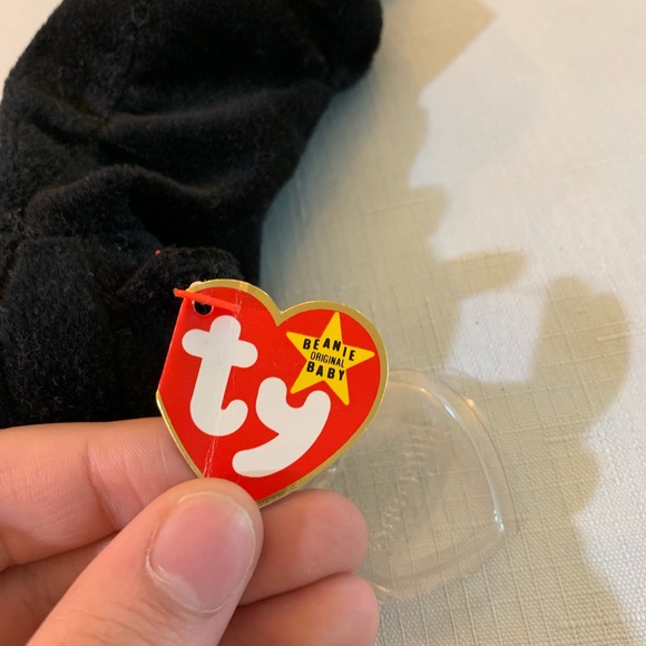 RARE! BLACKIE THE BEAR BEANIE BABIES - Picture 3 of 8